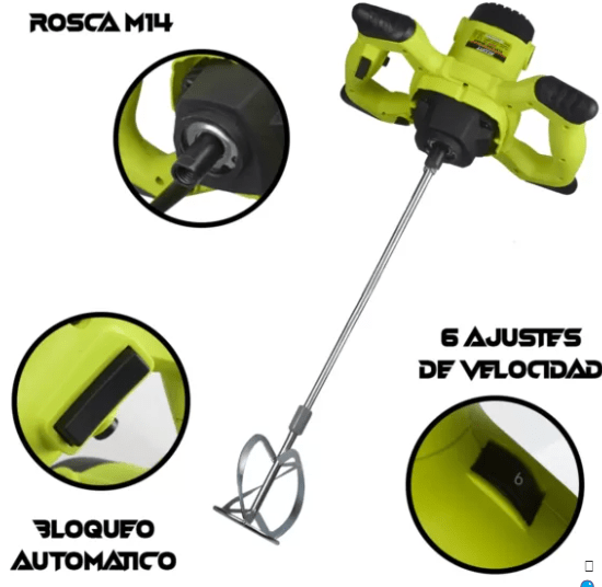 Revolvedor Xcort 1600w Concreto2