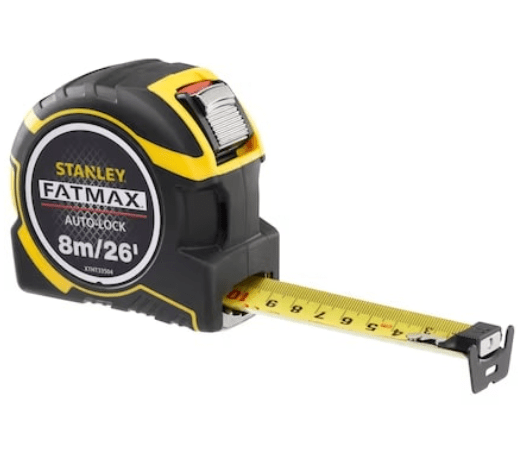 Cinta Metrica Stanley 8 Metros Fatmax Auto-Lock | XTHT335042