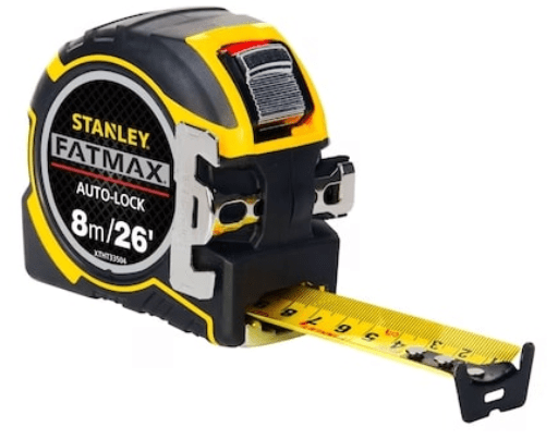Cinta Metrica Stanley 8 Metros Fatmax Auto-Lock | XTHT335043