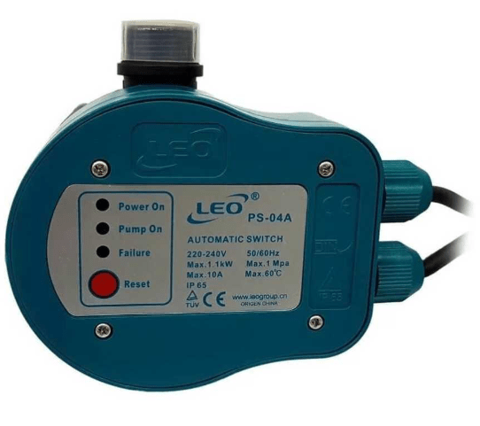 Controlador de Presión Leo 10A 220V 1.5HP | PS-04A2