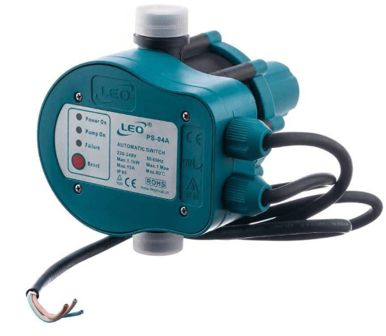 Controlador de Presión Leo 10A 220V 1.5HP | PS-04A3
