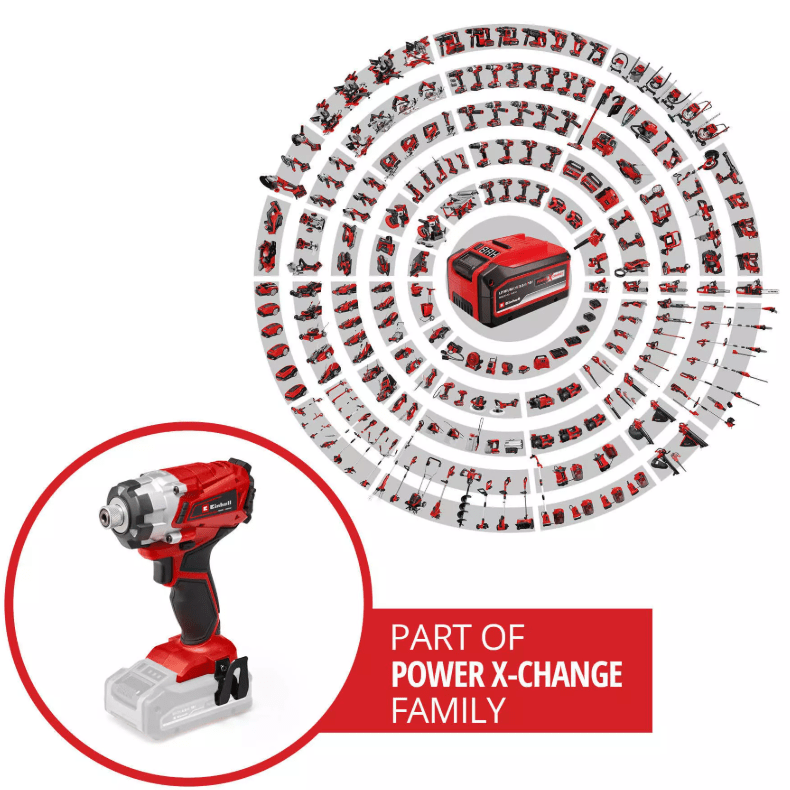 Atornillador Inalambrico Einhell 18V Impacto 180Nm | TE-CI 18 Li4