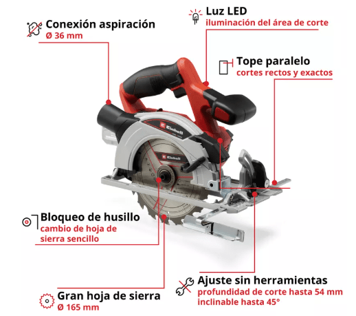 Sierra Circular Einhell 7.1/4