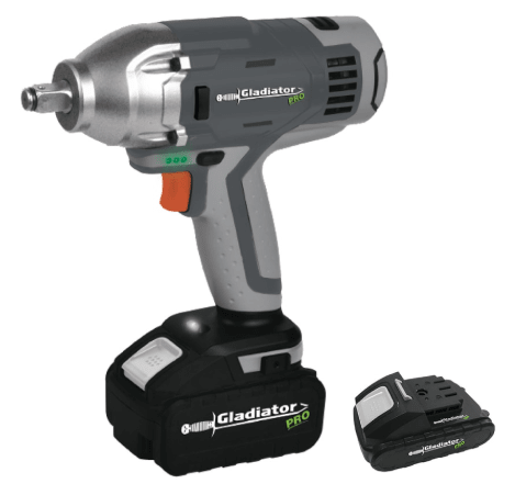 Llave de Impacto Inalambrico Gladiator 18V 650Nm Brushless + 2 Baterias | LI 11650/20 C11