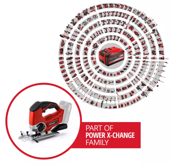 Sierra Caladora Inalambrica Einhell 18V Con Inclinacion | TE-JS 18 Li Solo2