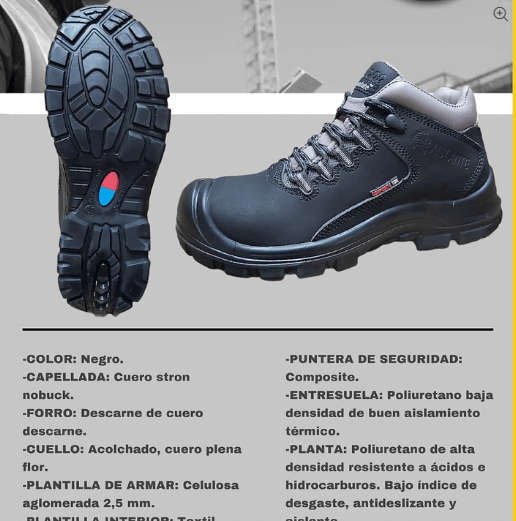 Zapatos de Seguridad Bulldog Yukon3