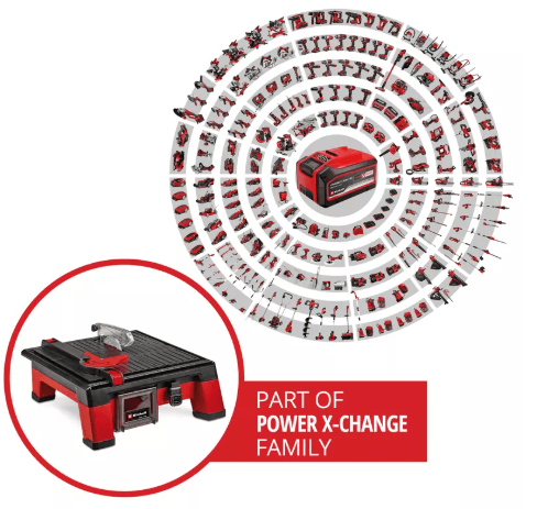 Corta Ceramica Inalmbrica Einhell Banco 18V | TE-TC 18/115 Li - Solo3