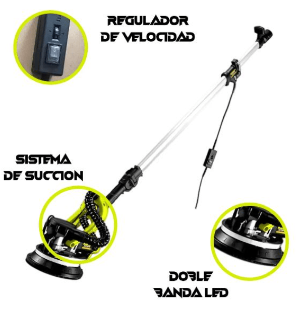 Lijadora de Muro Electrica Xcort 1400w | XSF02-225L2