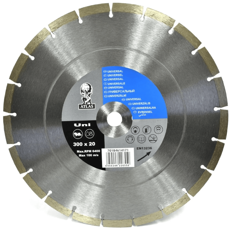 Disco Diamantado Atlas 300mm Segmentado1