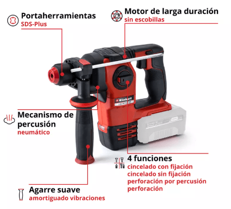 Rotomartillo Inalambrico Einhell 36V | HEROCCO2