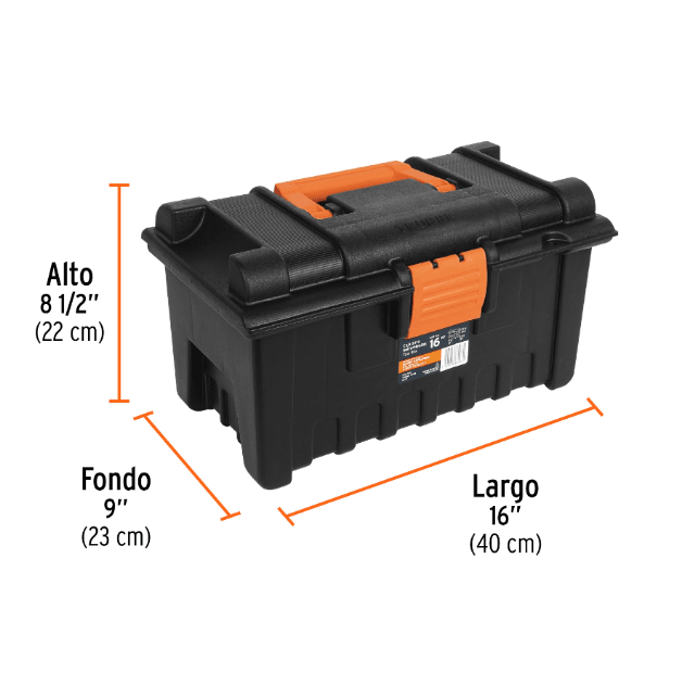 Caja de Herramienta Truper 16