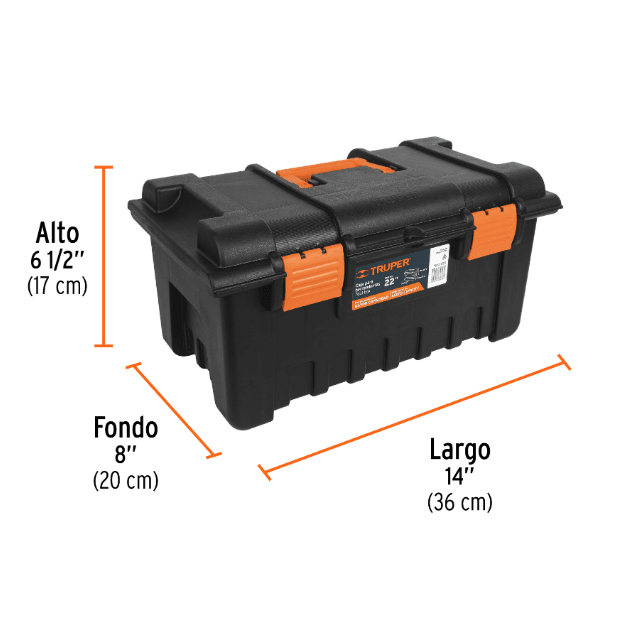 Caja de Herramienta Truper 22