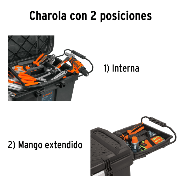 Caja de Herramienta Truper 57L | CHP-23R3