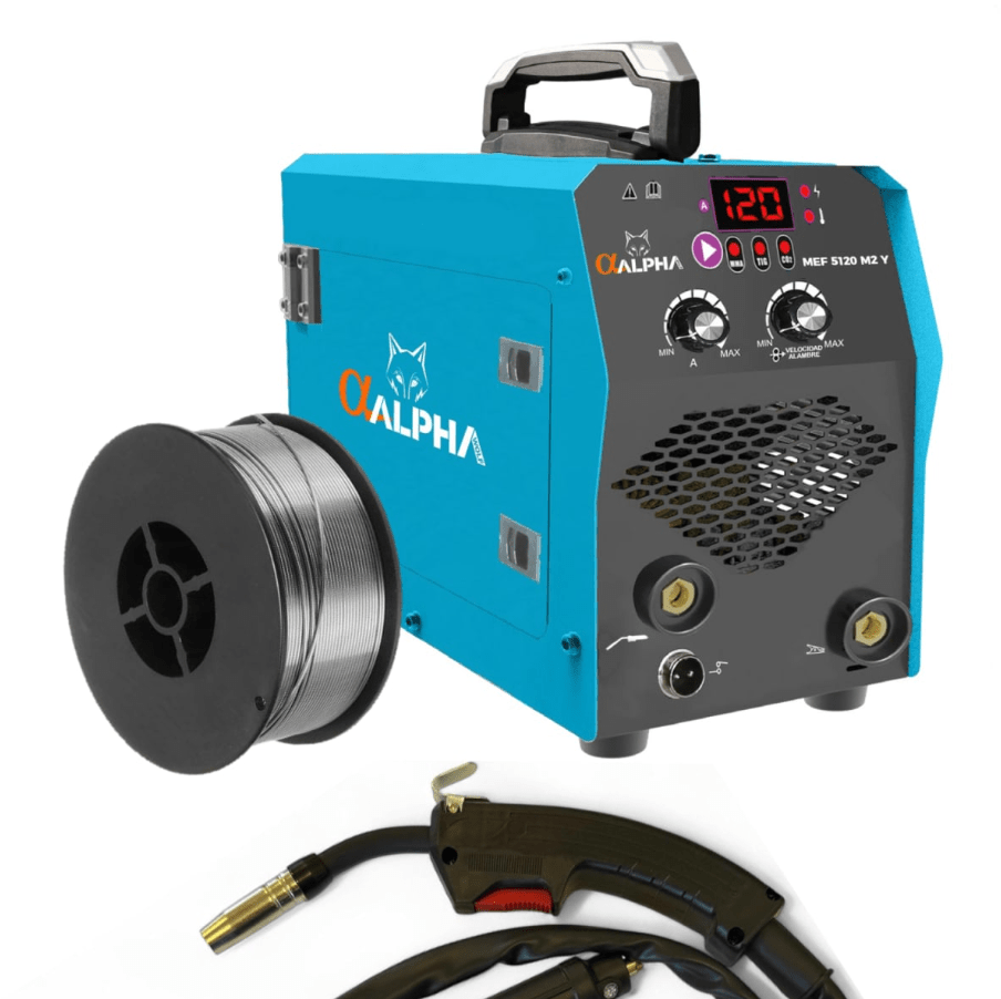 Soldadora AlphaPro Mma Mig Tig 120Amp | MEF 5120 M2 Y1