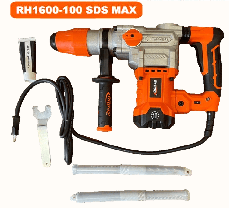 Rotomartillo Electrico Redbo 1600w 10Nm | RH1600-100 SDS MAX3