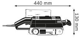 Lijadora de Banda Bosch 750w | GBS 75 AE2