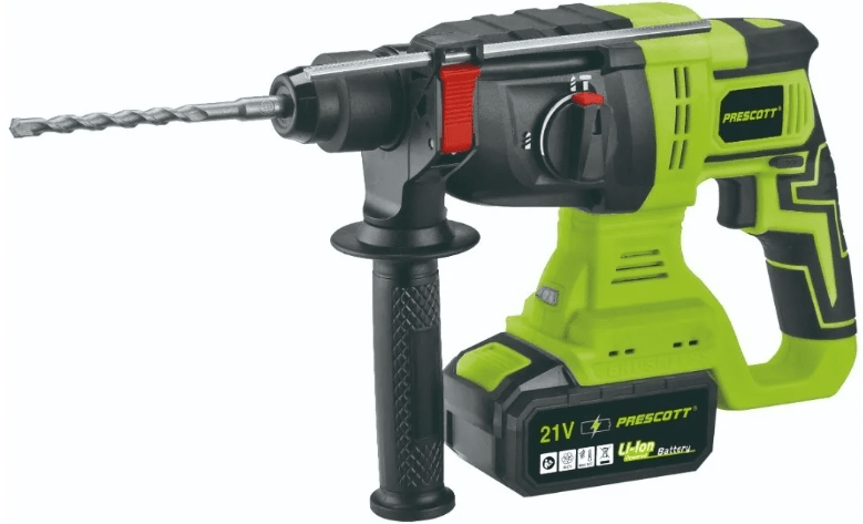 Rotomartillo Inalambrico Prescott  21V 1 Bateria Cargador | PT20024011