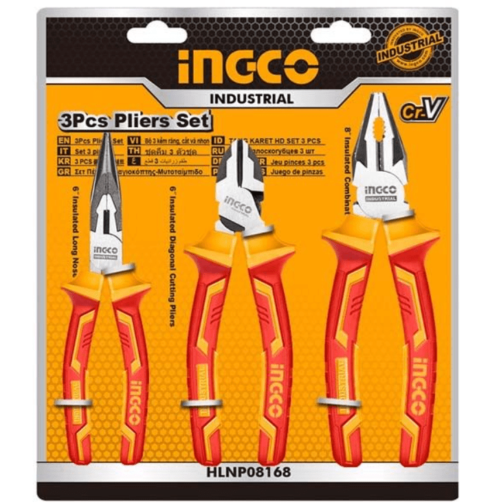 Juego Alicates Ingco 3 Piezas 1000v | HIKPS283181