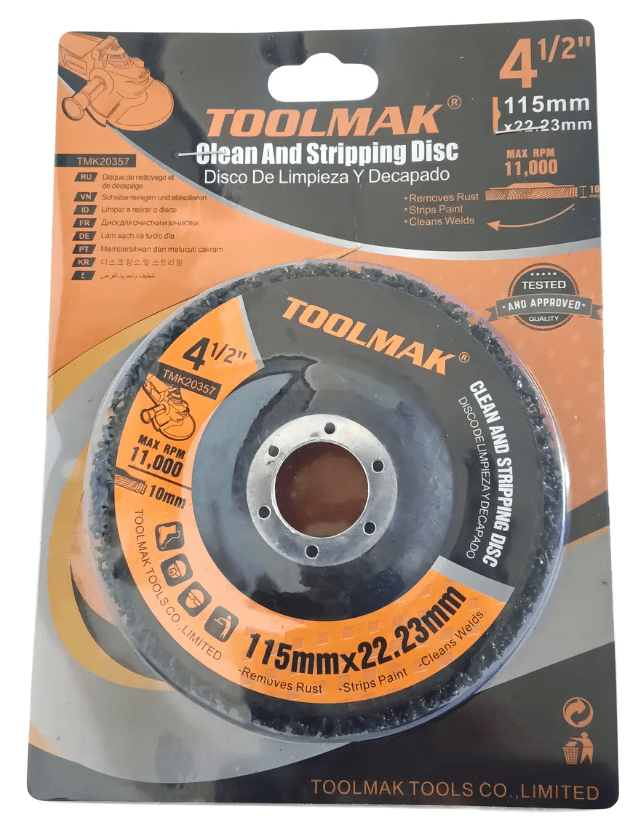 Disco Removedor de Pintura Toolmak 4 1/2