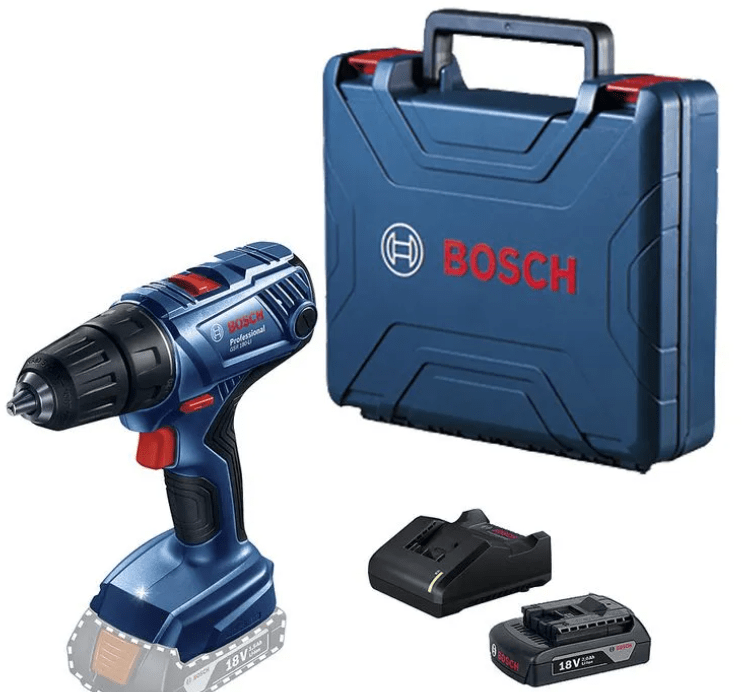 Taladro Inalambrico Bosch18V 2Bat2Ah Maleta | GSR 180-Li1