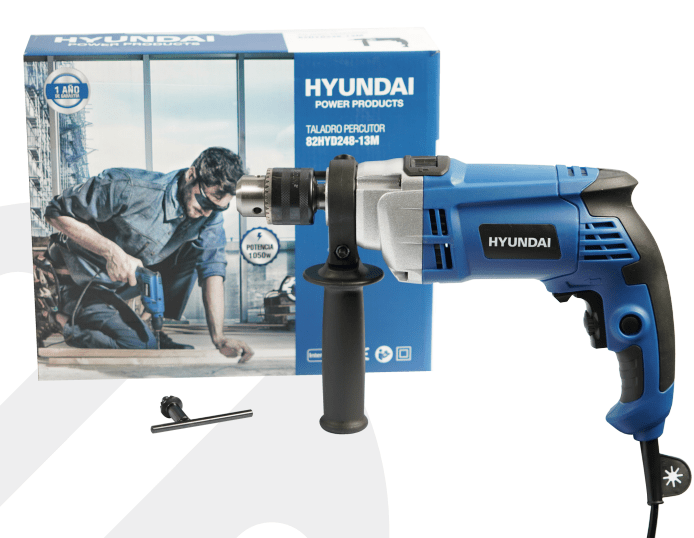 Taladro Electrico Hyundai Percutor 13mm 1050w | 82HYD248-13M1
