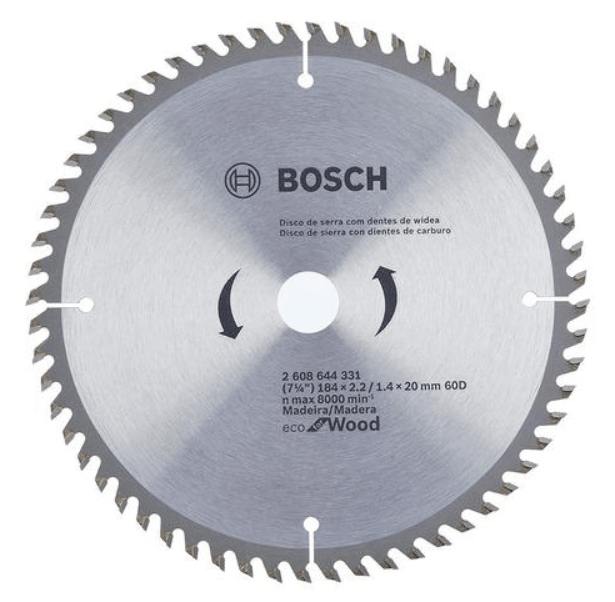 Disco de Corte Bosch Madera 7 1/4