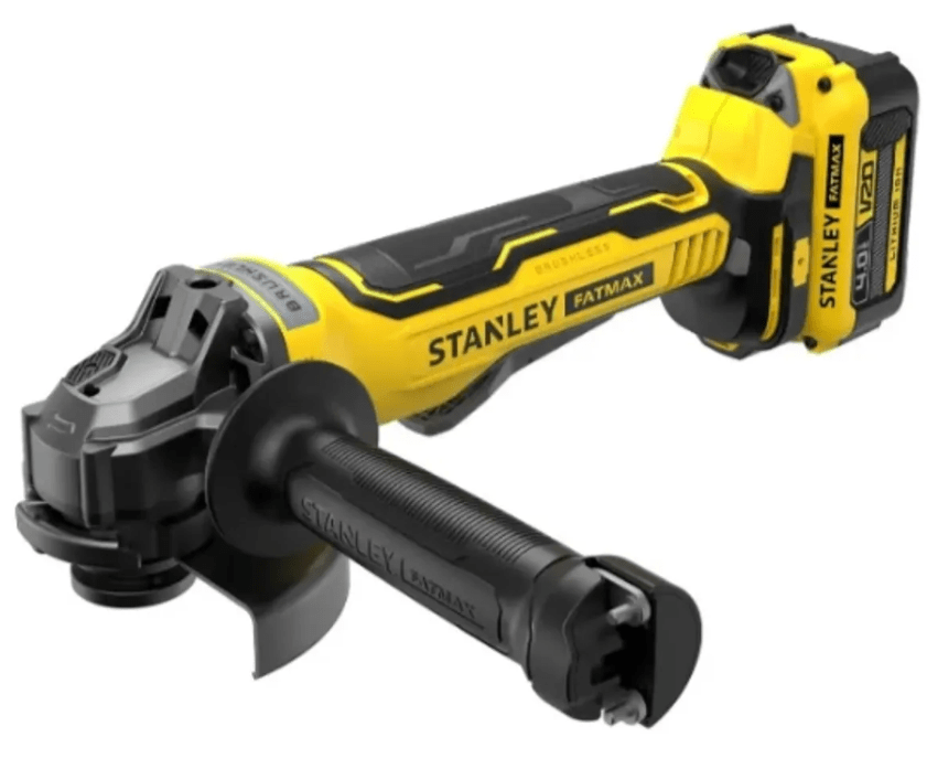 Kit Stanley Esmeril + Taladro 20V 2Bat4Ah Inalambrico2