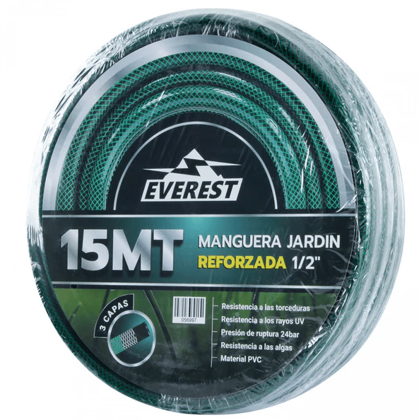 Manguera Jardin Everest Reforzada 1/2