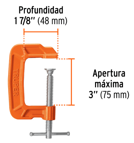 Prensa Tipo C Truper 3