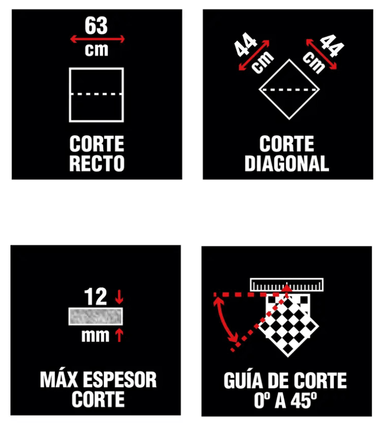 Corta Ceramica Hela 63 Cm | TEK6304