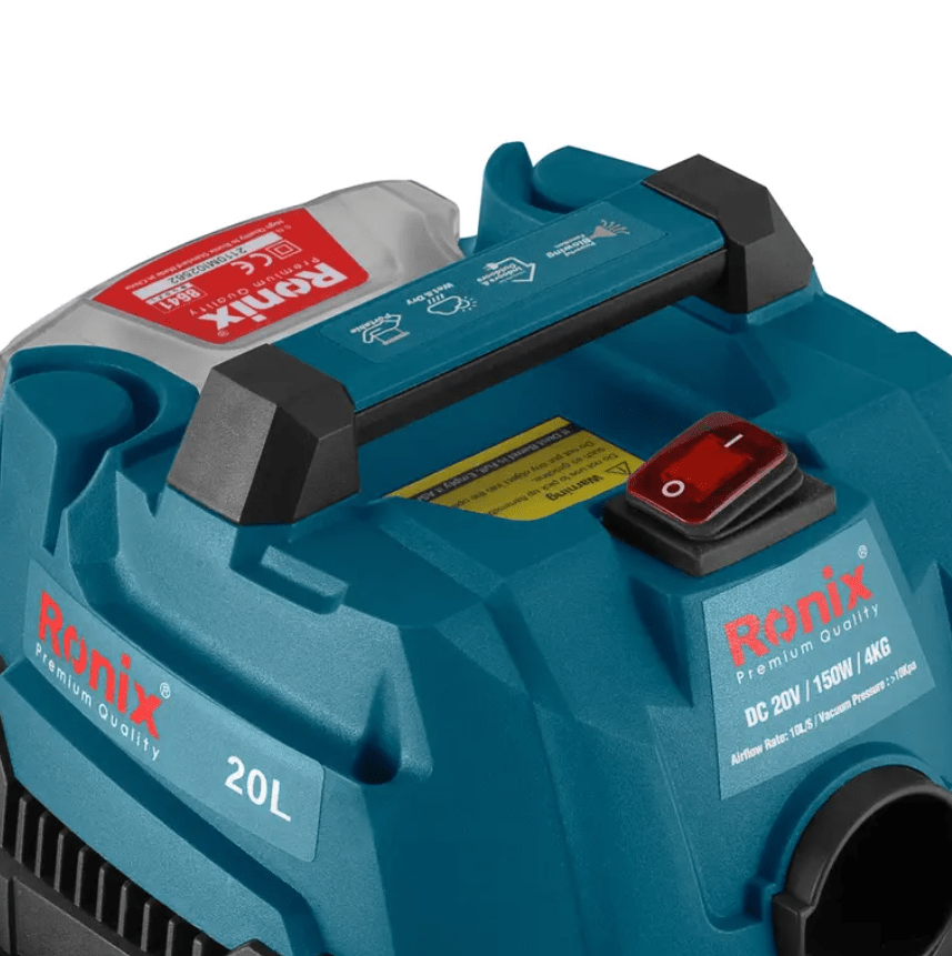 Aspiradora Inalambrica Ronix 20V 1Bat2Ah | 86413