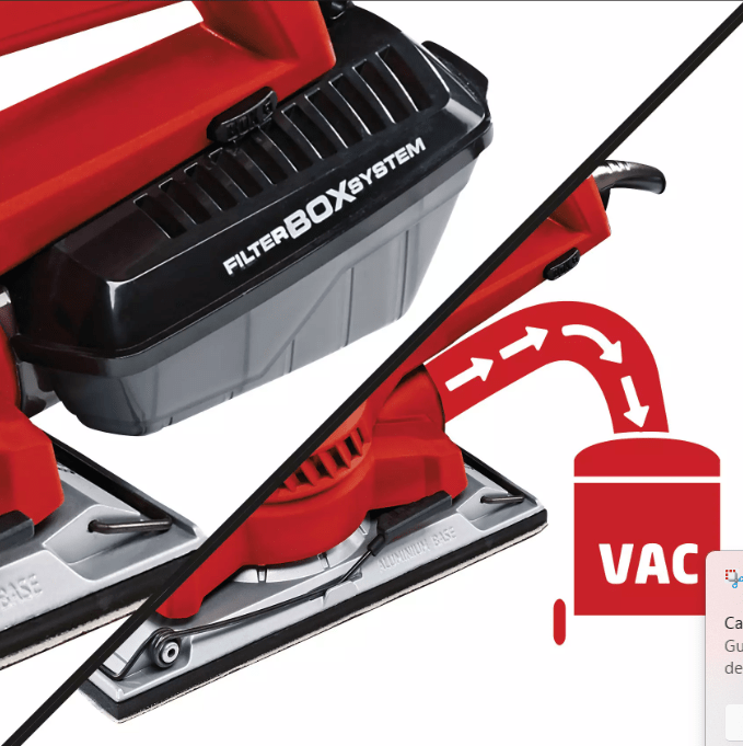 Lijadora Orbital Einhell 1/2 Pliego 250W | TE-OS 2520E5