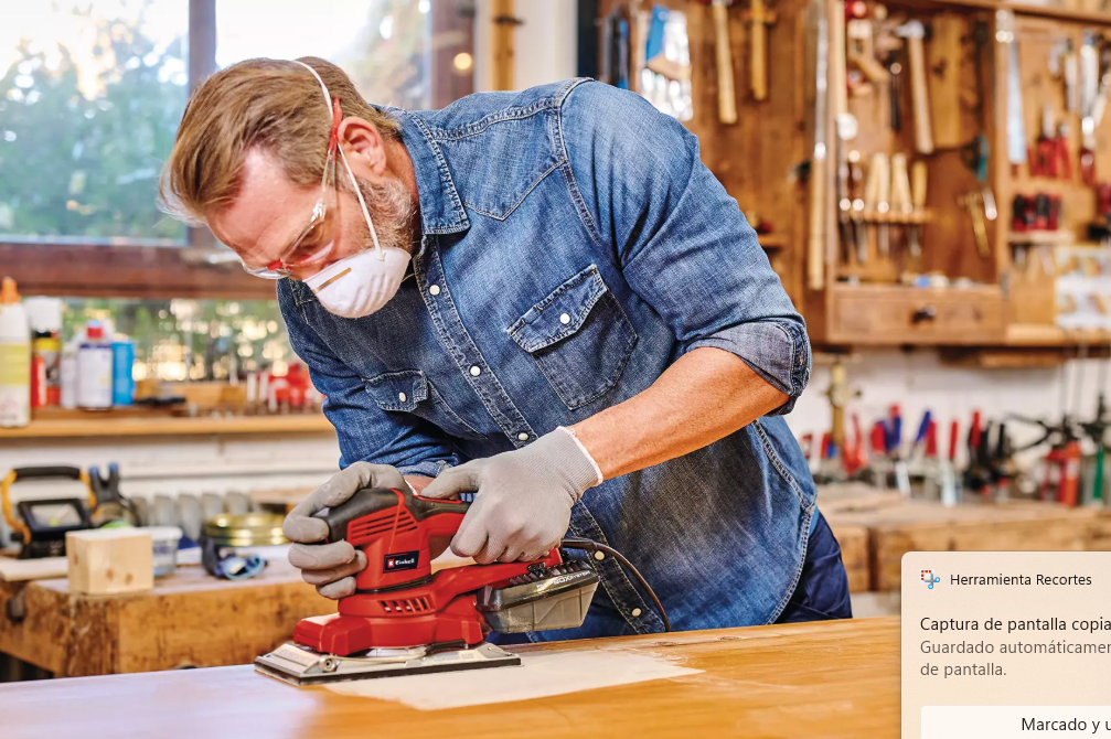 Lijadora Orbital Einhell 1/2 Pliego 250W | TE-OS 2520E2