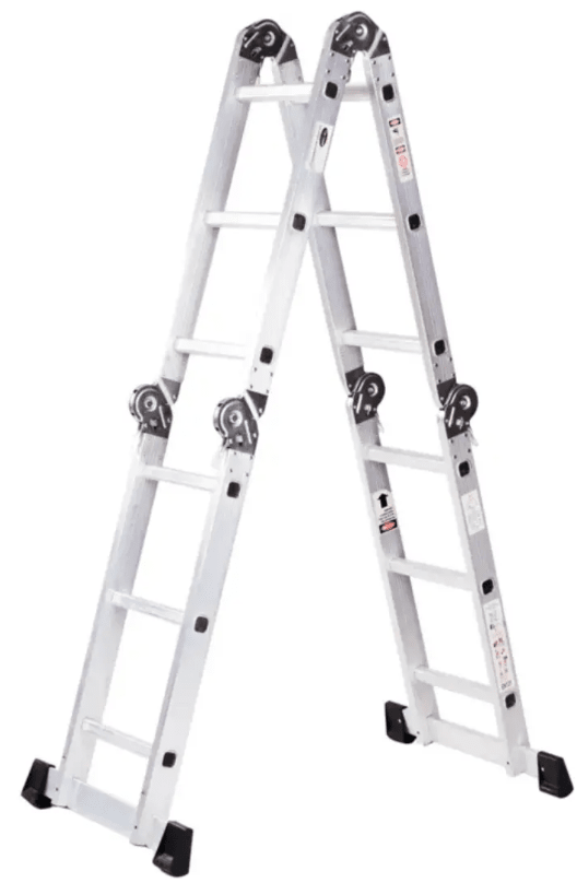 Escalera Articulada Aluminio 3x4 12 Peldaños | AMD0112D2