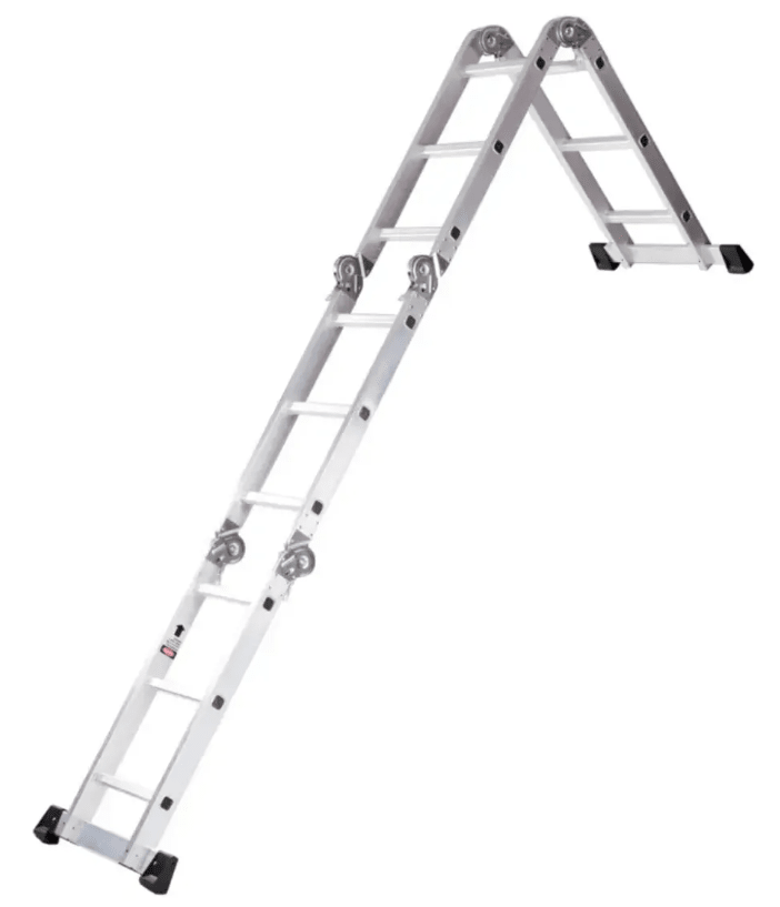 Escalera Articulada Aluminio 3x4 12 Peldaños | AMD0112D3