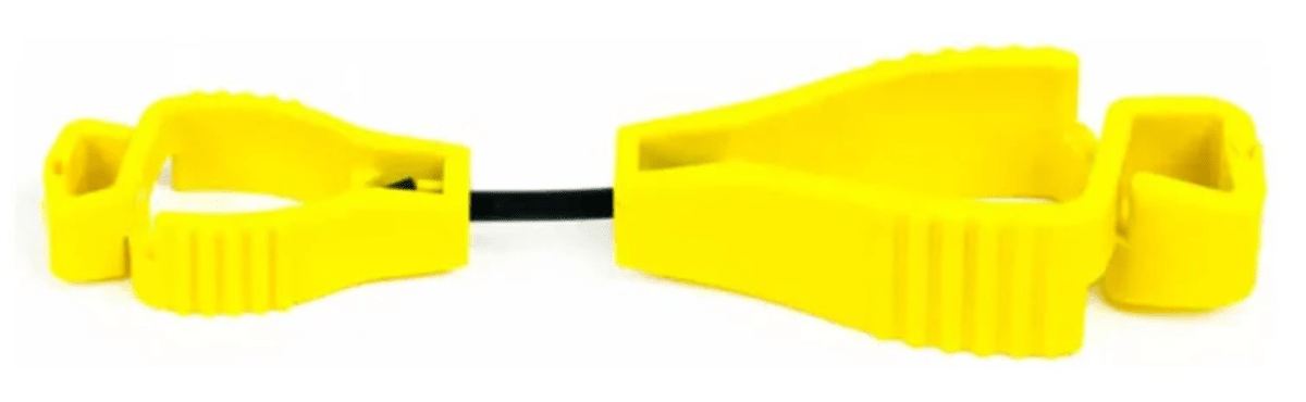 Porta Guantes Plastico Amarillo1