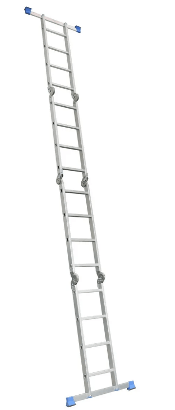 Escalera Articulada Aluminio 4x4 16 Peldaños | AMD0116D3