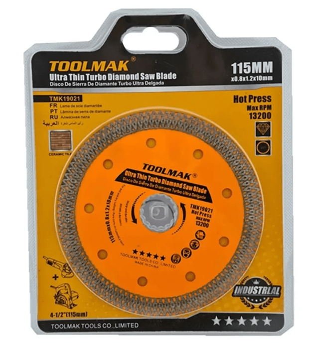 Disco Diamantado Toolmak 4 1/2 Continuo Ultra Thin Turbo | TMK190211