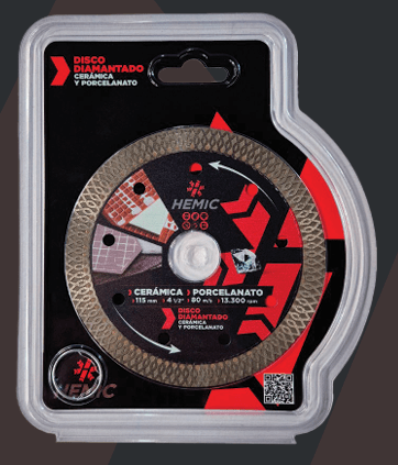 Disco Diamantado Hemic Corte Ceramica 4 1/2