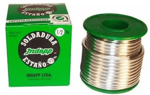 Estaño Indepp Carrete Verde 95% 1/2Kg1