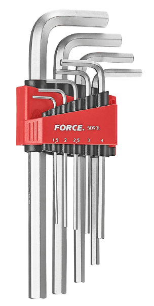 Juego Llave Allen Force 9Pcs Milimetrica Larga | No. 5093L1