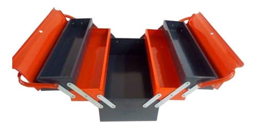 Caja de Herramienta Metalica Flovi 21x22x53cm | RQT-0432