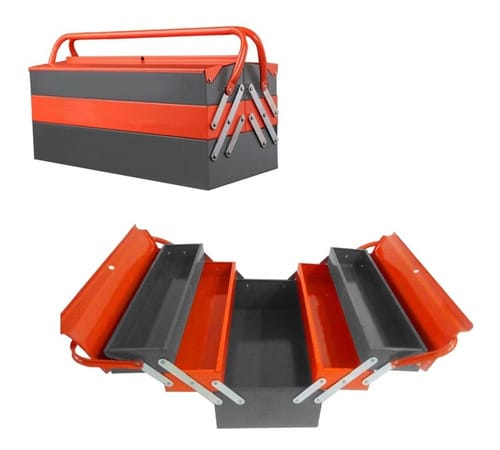 Caja de Herramienta Metalica Flovi 21x22x53cm | RQT-0433