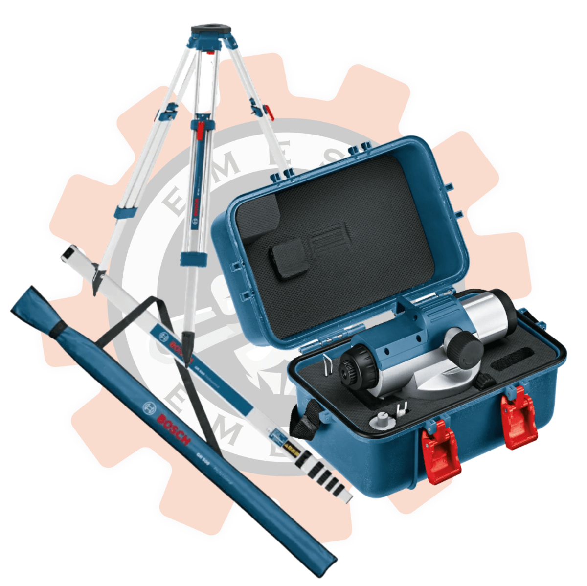 PACK BOSCH Topográfico [Nivel + Regla + Tripode]2