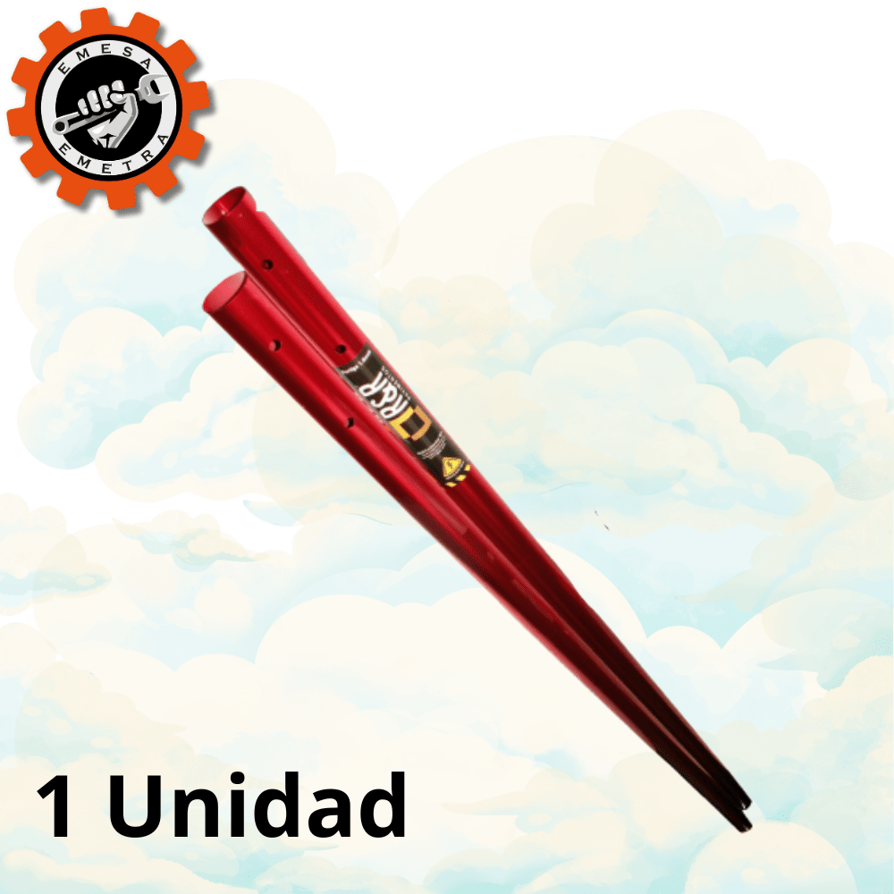 Platacho Pavimento Mango tubo rojo 1
