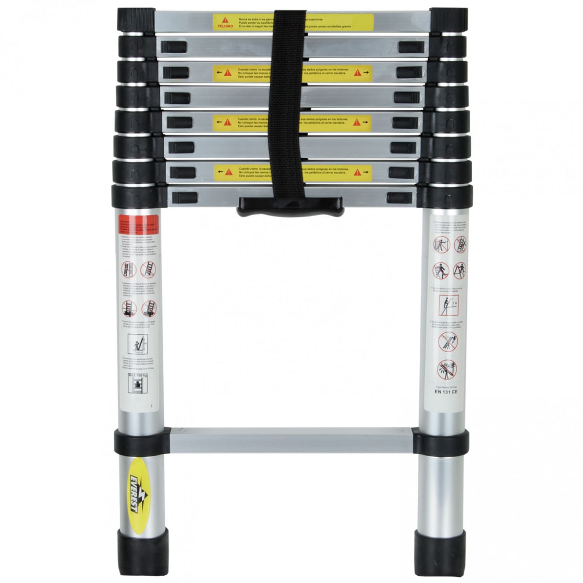 Escalera Everest Telescopica Alum 9 Peldaños 2.6M | JK-1002A1