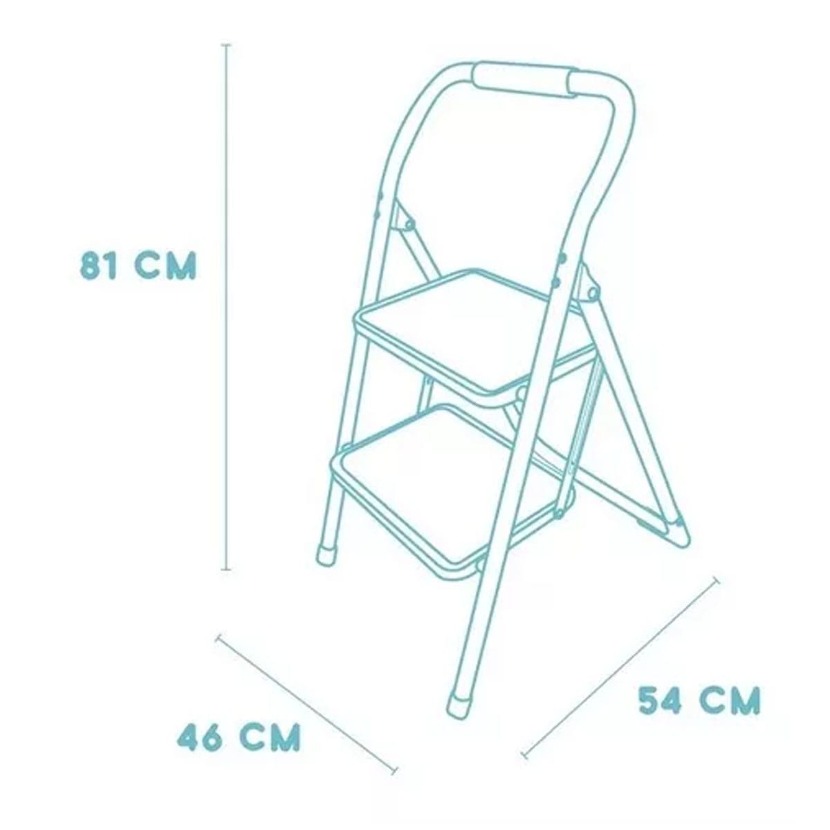 Escalera Flovi 2P Antideslizante | RQT-7382
