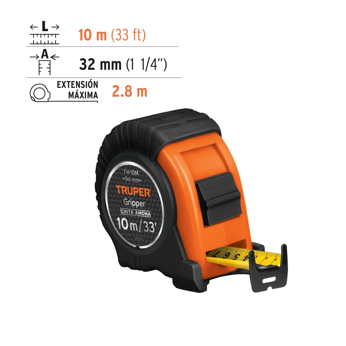 Cinta Metrica Truper 10 Metros | FH-10M3