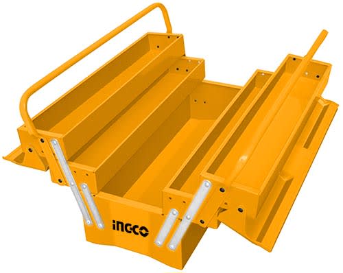 Caja de Herramienta Metalica Ingco 495x200x295mm | HTB021