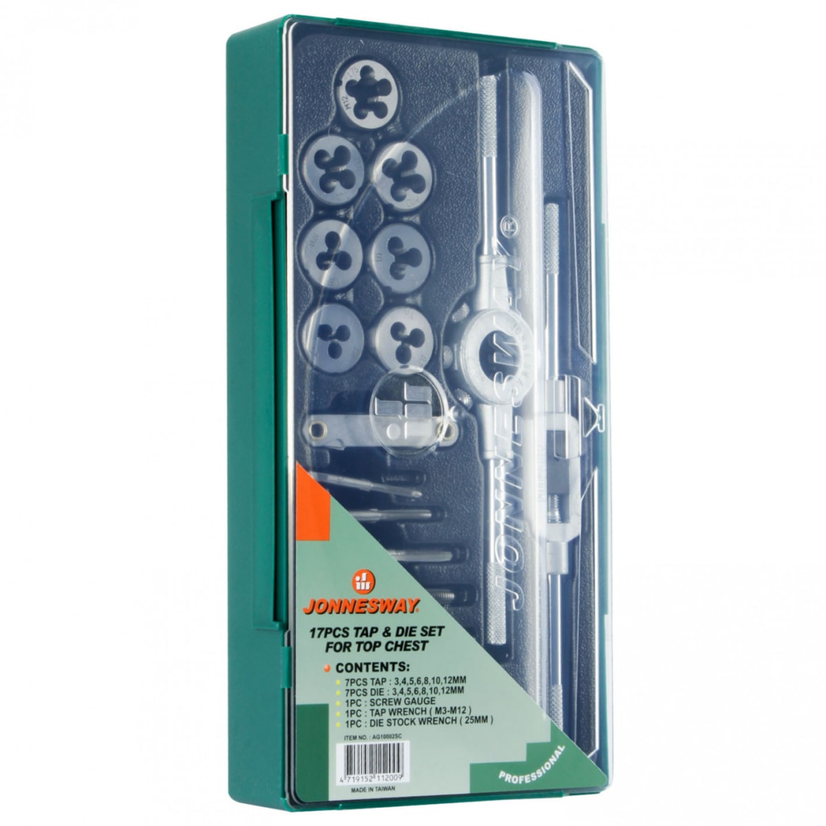 Juego Machos Jonnesway 17Pcs | AG10002SC1